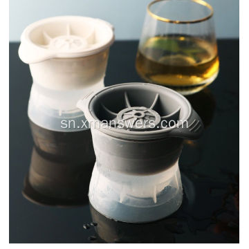 Yakagadzirirwa Chikafu Chakachengeteka Silicone Ice Cube Trays